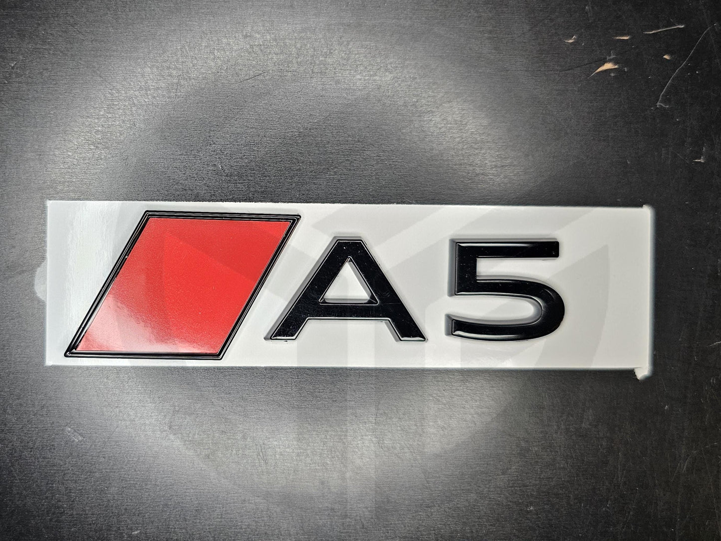 Audi A5 2025 Gloss Black Badge/Emblem S-Line (New Style)