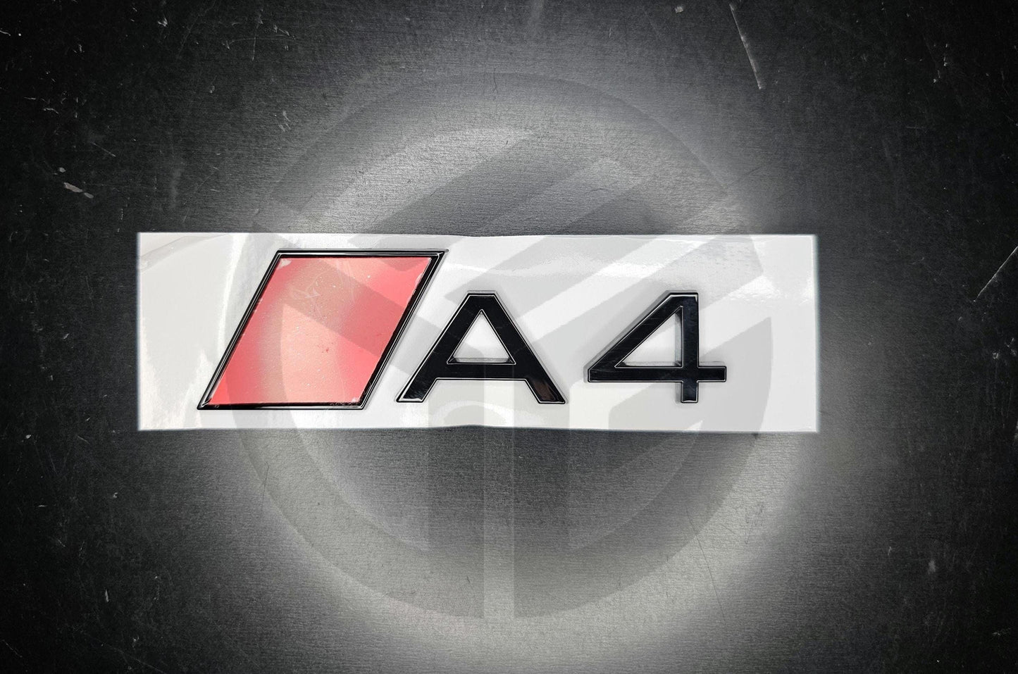Audi A4 2025 Gloss Black Badge/Emblem S-Line (New Style)