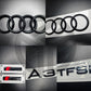 Audi A3 2013-2020 Gloss Black Badges GRILLE/BOOT/FENDER Set/ 2 X S-Line/TFSi