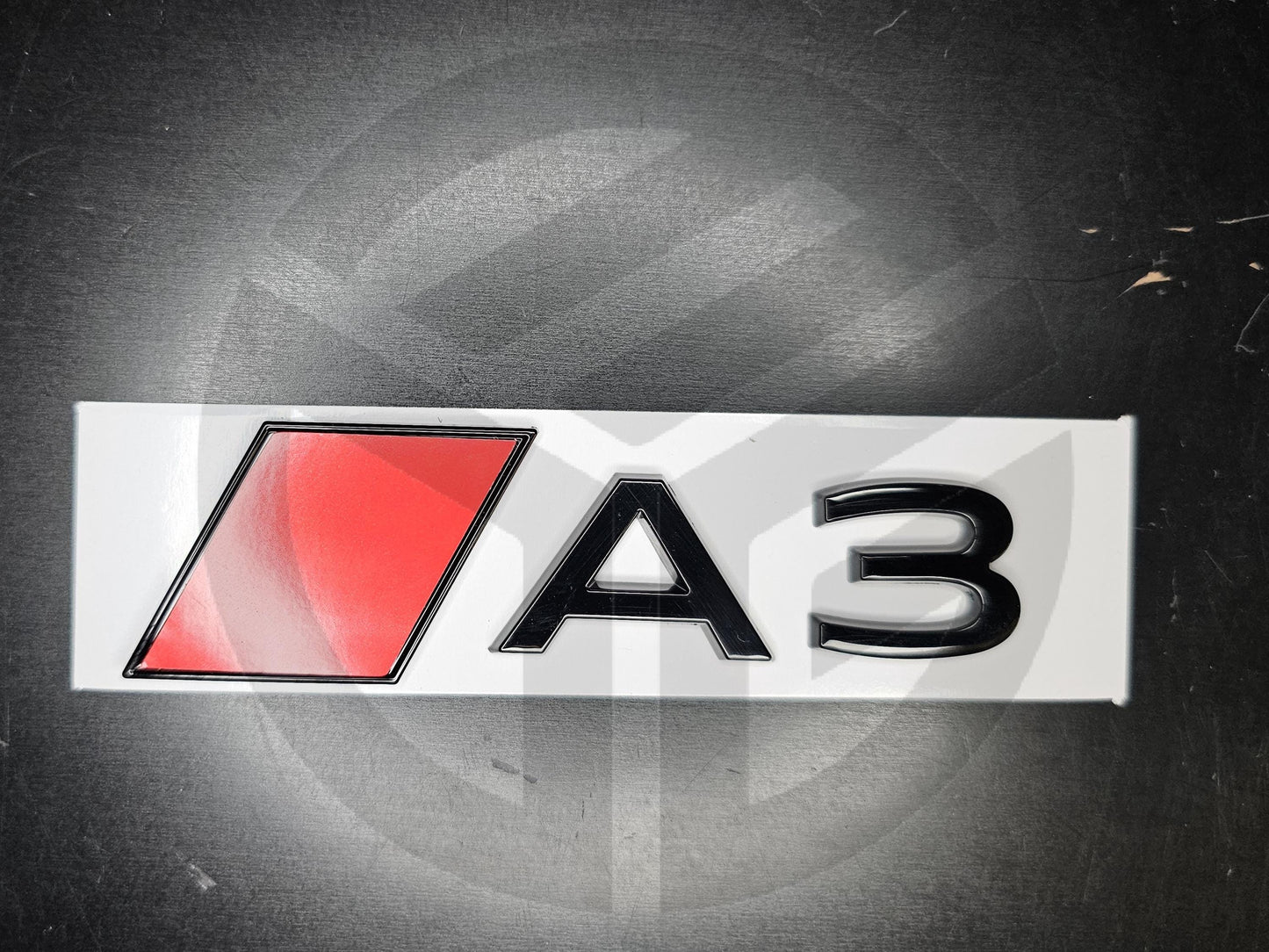 Audi A3 2025 Gloss Black Badge/Emblem S-Line (New Style)