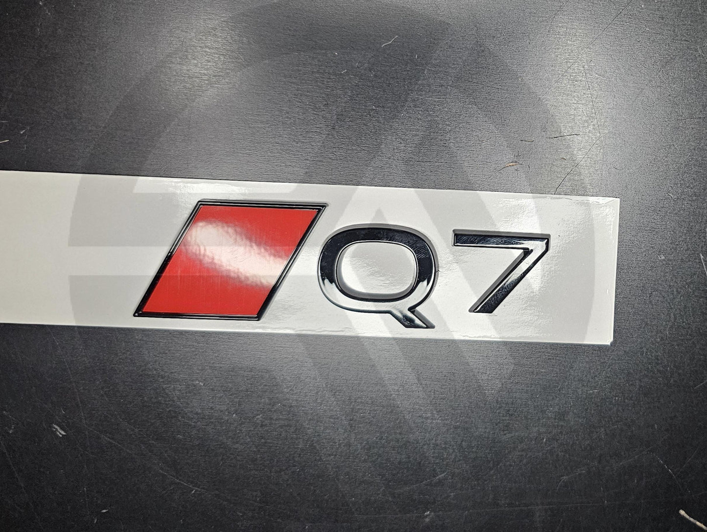 Audi Q7 2025 Gloss Black Badge/Emblem S-Line (New Style)