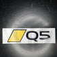 Audi 2025 New Style Badges (Various Colours) RS3 S3 S4 S5 S6A3 A4 A5 A6 A7 A8 Q3 Q4 Q5 Q6 Q7 Q8 Gloss Black Badge/Emblem S-Line (New Style)