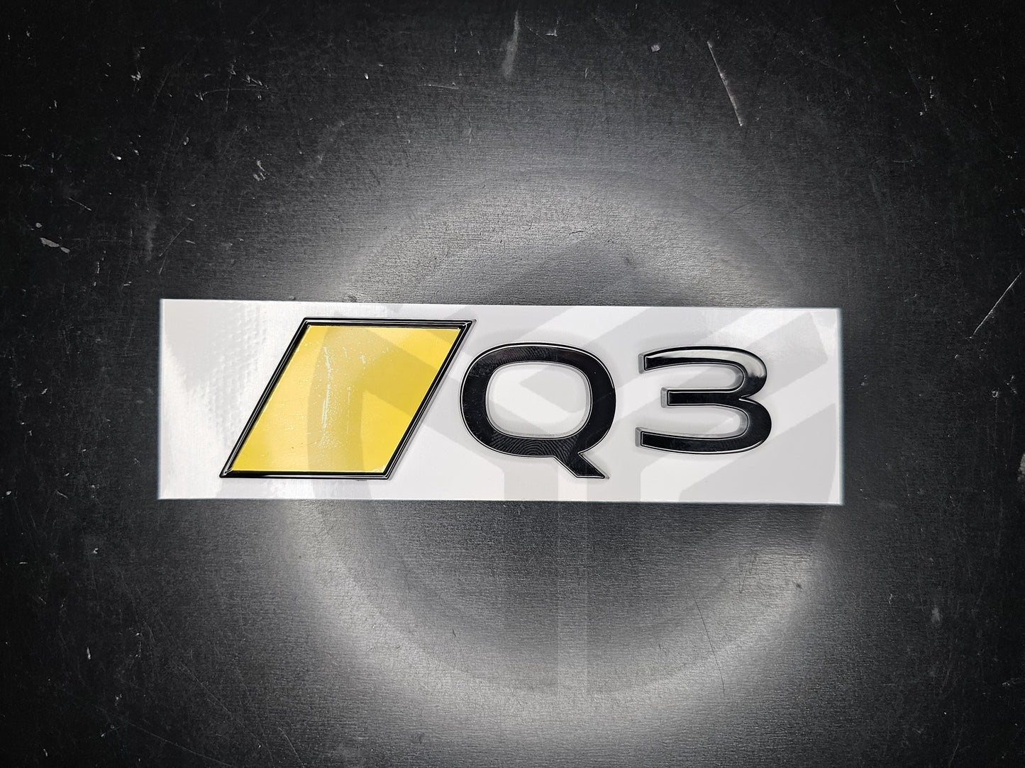 Audi 2025 New Style Badges (Various Colours) RS3 S3 S4 S5 S6A3 A4 A5 A6 A7 A8 Q3 Q4 Q5 Q6 Q7 Q8 Gloss Black Badge/Emblem S-Line (New Style)