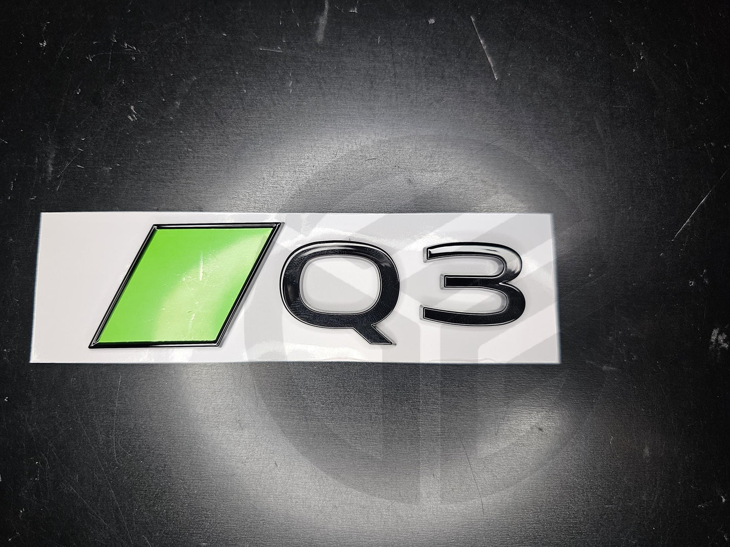 Audi 2025 New Style Badges (Various Colours) RS3 S3 S4 S5 S6A3 A4 A5 A6 A7 A8 Q3 Q4 Q5 Q6 Q7 Q8 Gloss Black Badge/Emblem S-Line (New Style)