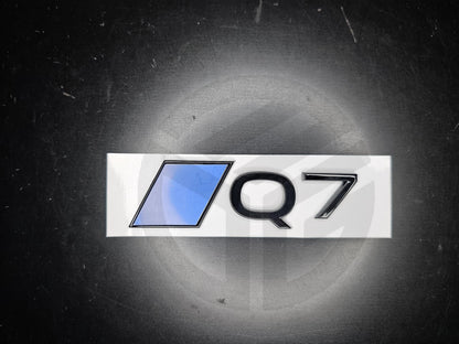 Audi 2025 New Style Badges (Various Colours) RS3 S3 S4 S5 S6A3 A4 A5 A6 A7 A8 Q3 Q4 Q5 Q6 Q7 Q8 Gloss Black Badge/Emblem S-Line (New Style)
