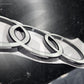 New 2025+ Audi A5 Rear Boot/Trunk/Tailgate Logo Badge Rings Emblem Black/White
