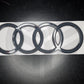 New 2025+ Audi Q3 Rear Boot/Trunk/Tailgate Logo Badge Rings Emblem Black/Grey