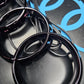 Gloss Black LED Light Up Audi Rings Grille Badge A1 A3 A4 A5 A6 A7 A8 Q3 Q5 Q7