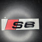 Audi S6 2019-2024 Gloss Black Badges Grille/Boot (Includes S6 Grille Badge)