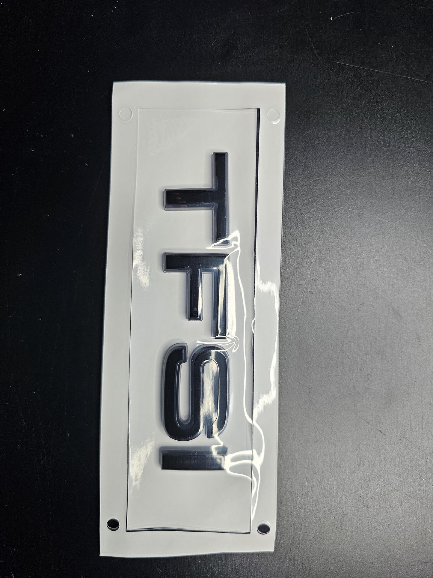 TFSI Gloss Black Rear Boot/Tailgate Badge All Models Audi TFSI A1 A3 A4 A5 A6 A7 A8 Q2 Q3 Q5 Q7 Q8