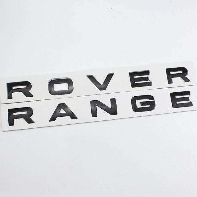 Range Rover Lettering