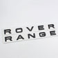 Range Rover Lettering