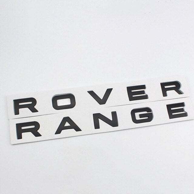 Range Rover Lettering
