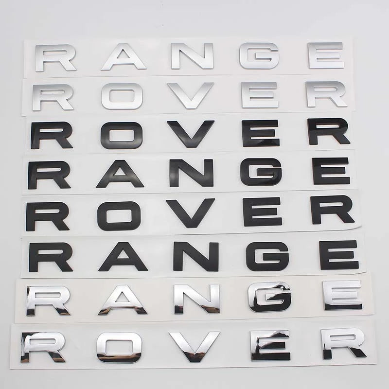 Range Rover Lettering