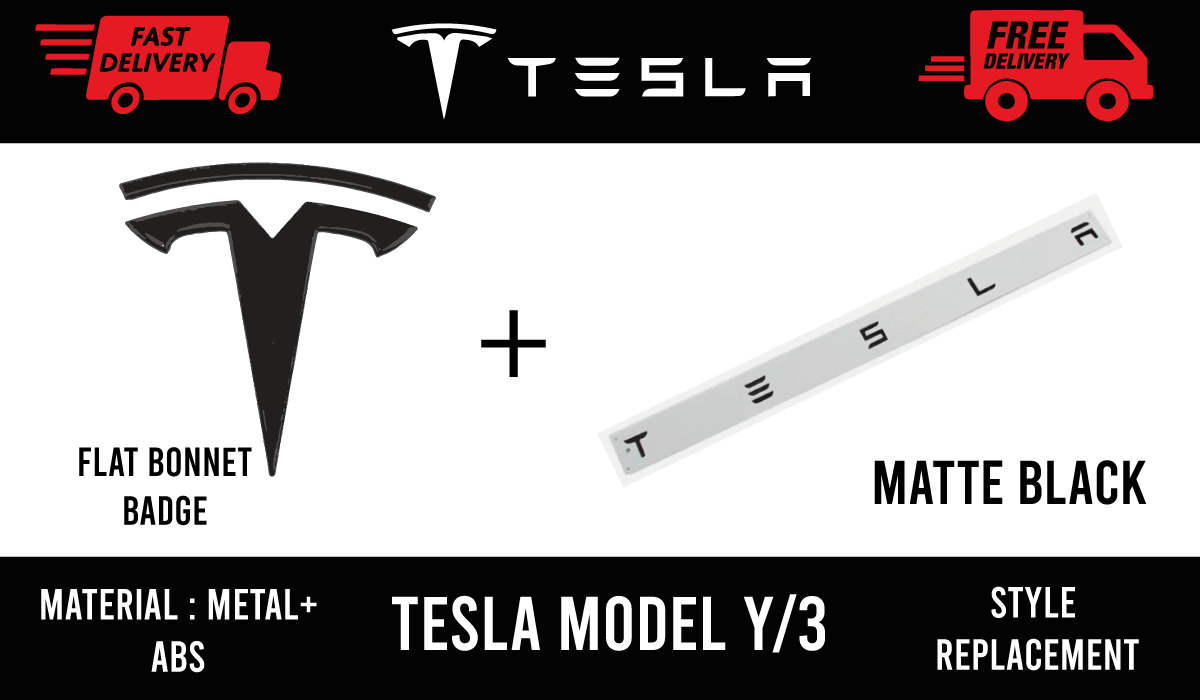 Tesla Logo Badge