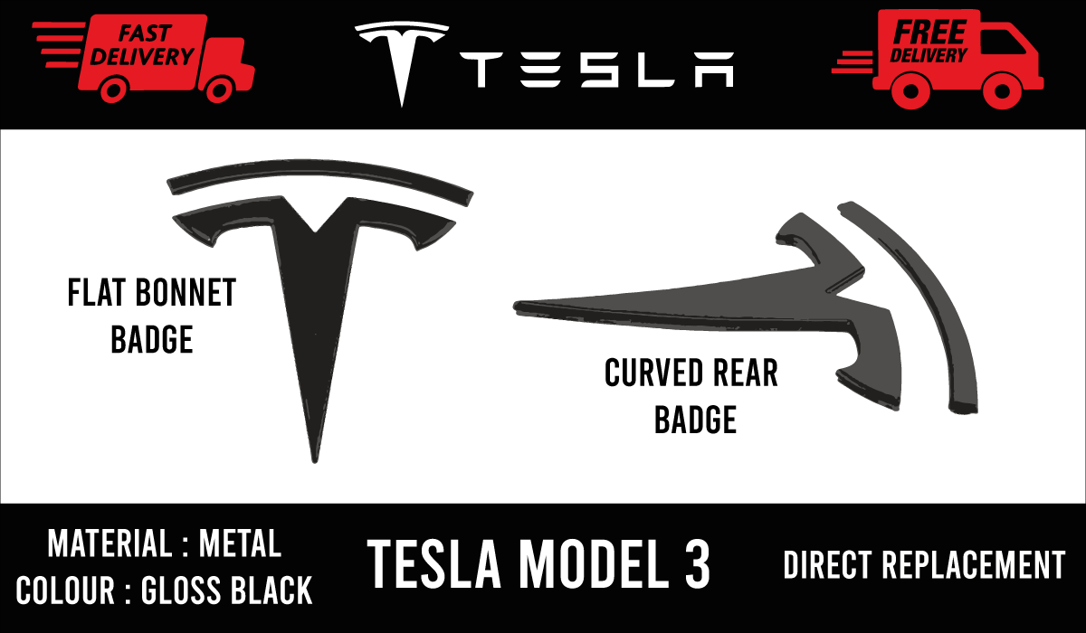 Tesla Logo Badge