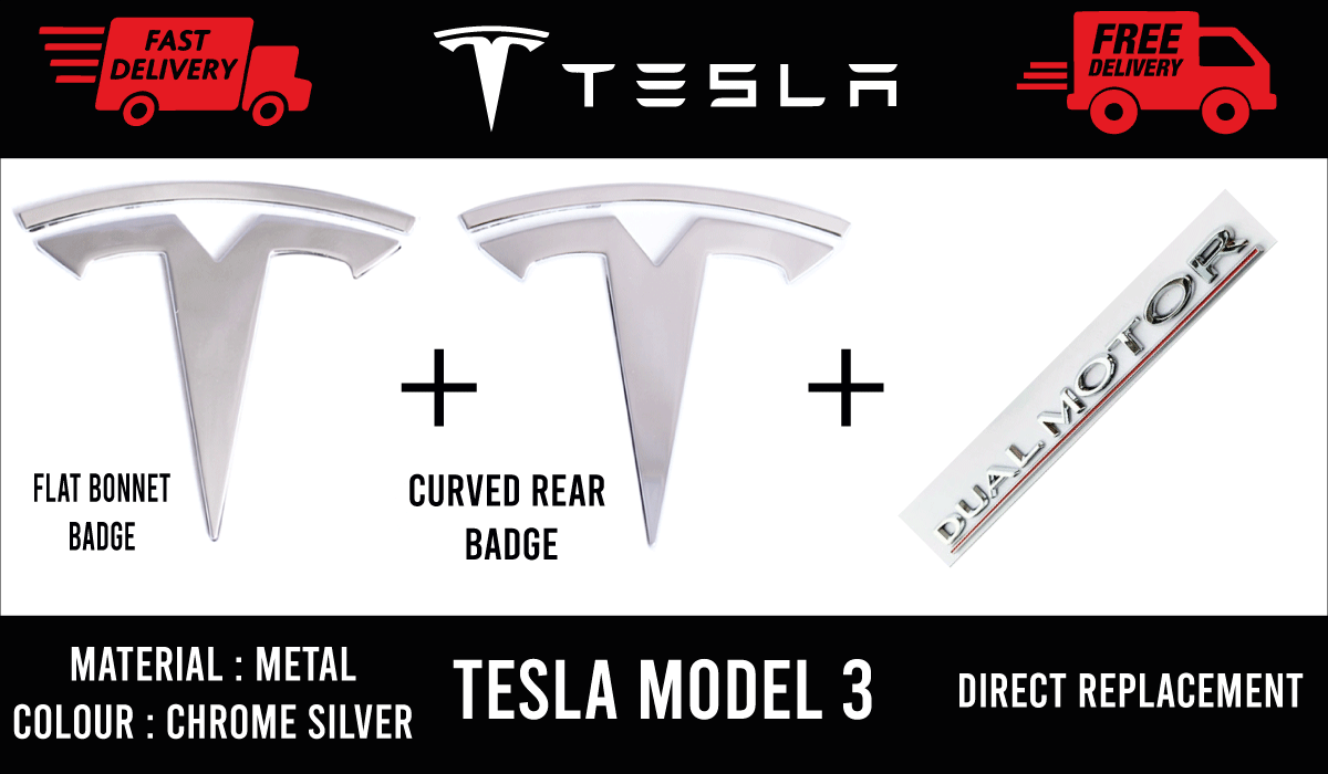 Tesla Logo Badge