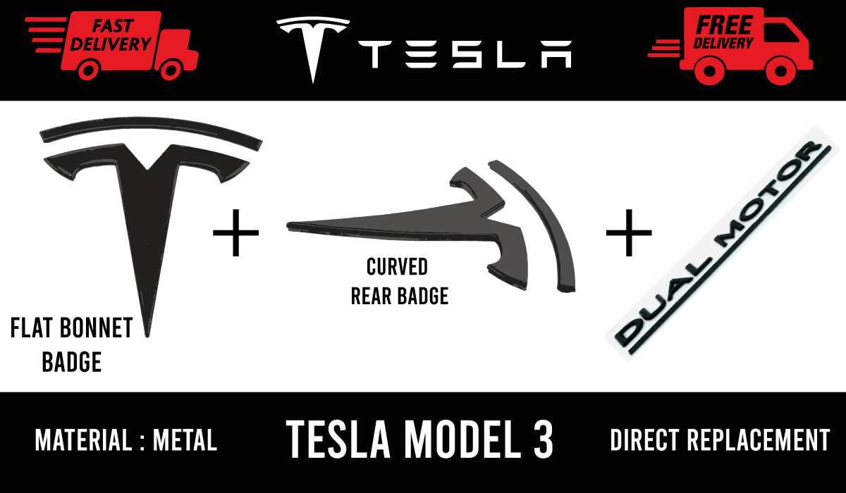 Tesla Logo Badge