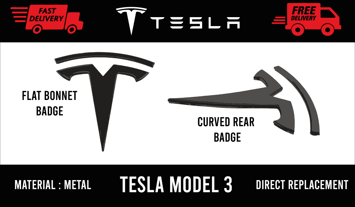 Tesla Logo Badge