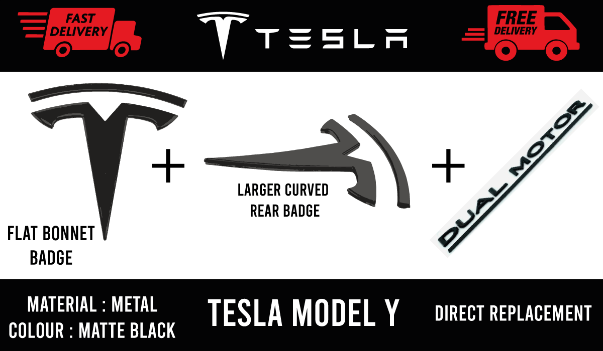 Tesla Logo Badge